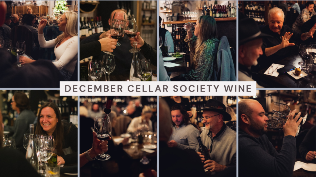 December Cellar society wine