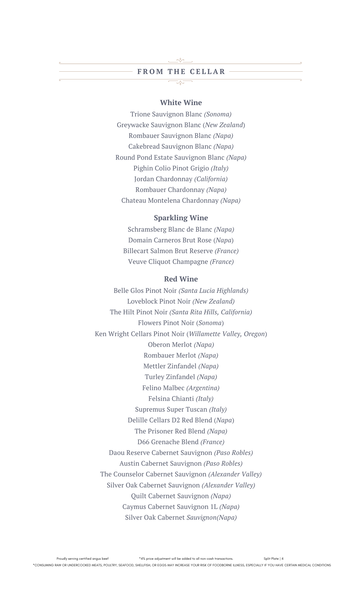 From the Cellar - 126- np